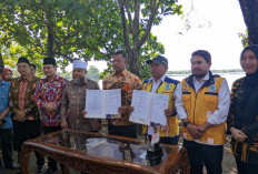 Penataan Danau Dendam Tak Sudah Resmi Dimulai, Pemprov Bengkulu Serahkan Lokasi Pekerjaan