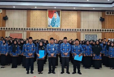Pemprov Bengkulu Lantik 186 PNS Baru, Tekankan Integritas dan Disiplin