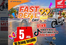 Fast Deal Day 9.9 Honda Bengkulu, Ada Kejutan Rp5 Juta untuk 10 Orang