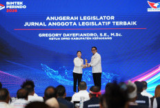 Ketua DPRD Kepahiang Gregory Dayefiandro Raih Anugerah Legislator Terbaik dari Ketua Umum Partai Perindo