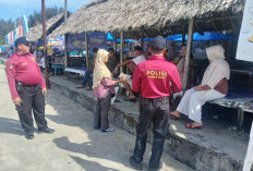 Jaga Kamtibmas, Ditpamobvit Polda Bengkulu Laksanakan Patroli Dialogis di Kawasan Wisata Pantai Panjang