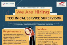 Lowongan Astra Motor Bengkulu Buka Posisi Supervisor, Fresh Graduate Bisa Daftar
