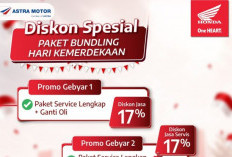 Gebyar Kemerdekaan Astra Motor Bengkulu, Servis Honda Diskon 17 Persen
