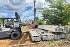 Segini Anggaran yang Disiapkan Untuk Pemasangan Rangka Jembatan Lubuk Silandak, Begini Penjelasannya
