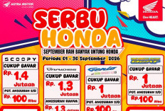Promo Serbu Honda Bengkulu September 2026, Vario EVO 160 DP Mulai Rp1,7 Juta