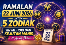 Ramalan 22 Juni 2026 untuk 5 Zodiak, Sinyal Hoki dan Kejutan Manis di Awal Pekan