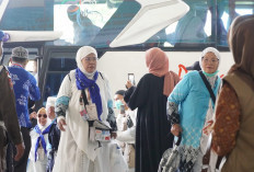 393 Jemaah Haji Kloter 2 Padang Tiba di Bengkulu, Seluruhnya Pulang dalam Kondisi Sehat