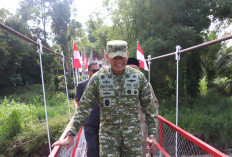 Syukuran Jembatan Perintis Garuda Taba Penanjung Berlangsung Hangat, Pangdam Minta Warga Jaga dan Manfaatkan