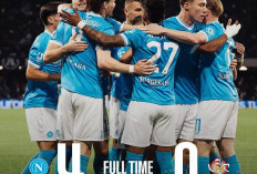 Napoli Hajar Cremonese 4-0, Tekan Inter Milan di Puncak Klasemen Serie A