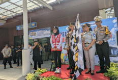 Mudik Gratis Polda Bengkulu 2026, 44 Penumpang Diberangkatkan Pakai Bus DAMRI