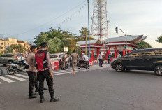 Pengamanan Ketat Salat Idul Fitri Muhammadiyah di Jalan Suprapto Bengkulu, Lalu Lintas Tetap Lancar