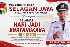 Kades Selagan Jaya Ucapkan Selamat Hari Bhayangkara ke-80, Apresiasi Dedikasi Polri Menjaga Kamtibmas