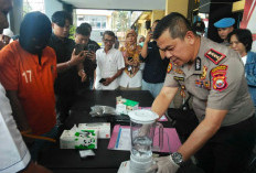 Polresta Bengkulu Musnahkan 1 Gram Sabu dan 135,25 Gram Ganja, Ini Kasusnya