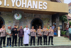 Pengamanan Ketat, Ibadah Natal 2025 di Kota Bengkulu Berlangsung Aman