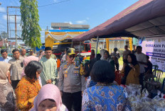 Bantu Warga Dapat Sembako Murah, Polres Mukomuko Gelar Gerakan Pangan Murah
