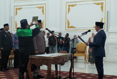 Medy Pebriansyah Resmi Dilantik Jadi Pj Sekda Kota Bengkulu