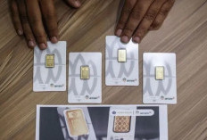 Harga Emas Antam Hari Ini Turun Rp14.000, Kini Rp2.940.000 per Gram