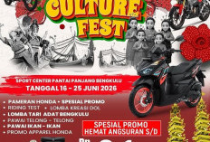Honda Culture Fest 2026 Hadir di Bengkulu, Padukan Budaya Lokal dan Promo Motor Honda