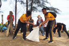 GEMPITA dan GEMPAR, Aksi Polda Bengkulu Wujudkan Pantai dan Kota Bersih Dukung Program Prabowo
