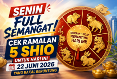 Senin Full Semangat! Cek Ramalan 5 Shio untuk Hari Ini 22 Juni 2026 yang Bakal Beruntung