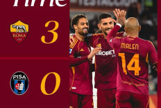 Roma Amankan Posisi Enam Besar, Pisa Kian Terbenam di Dasar Klasemen Serie A
