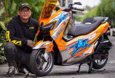 Modifikasi Yamaha NMAX “TURBO” ala Nakano Garage Usung Tema Balap Legendaris Jason DiSalvo, Bikin Pangling!