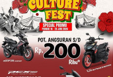 Honda Culture Fest 2026 Tawarkan Promo Potongan Angsuran hingga Rp225 Ribu untuk Motor Favorit Honda