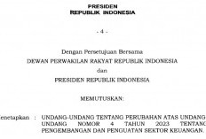 UU 4 Tahun 2026 Ubah Definisi Sektor Keuangan, Aset Kripto Ikut Diatur