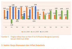 BPS: Harga Furnitur dan Telepon Seluler Dorong Inflasi Bengkulu pada Juni 2026