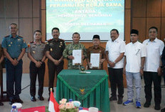 Perkuat Sinergi Pembangunan, Pemprov Bengkulu dan Korem 041/Gamas Tandatangani PKS Ketahanan Ekonomi