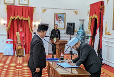 Resmi Dilantik, Herwan Antoni Jadi Sekda Definitif Provinsi Bengkulu